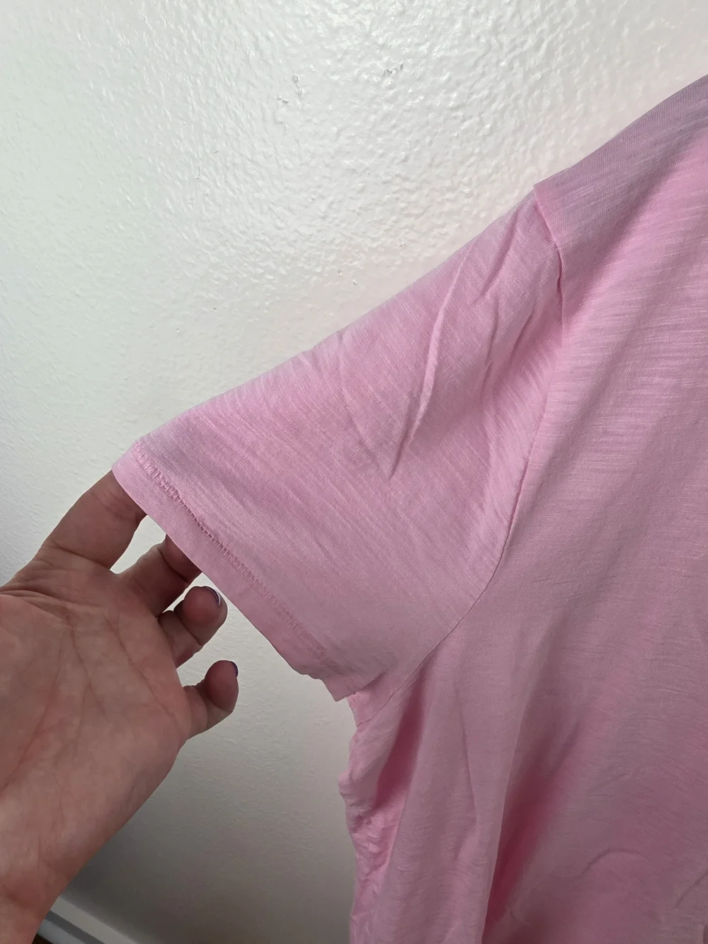 Lilly Pulitzer Pink Cap Aleeve V Neck Pima Cptyon Tee Size XXL - Picture 6 of 11